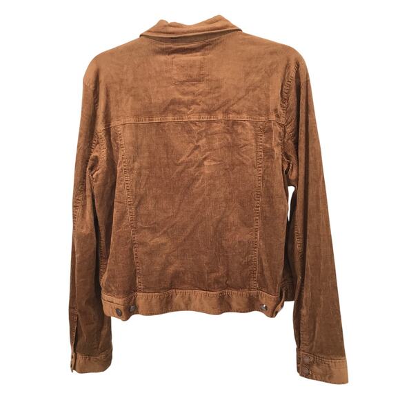 Paige Womens Brown Corduroy Button Down Jacket Size Large - Picture 4 of 8